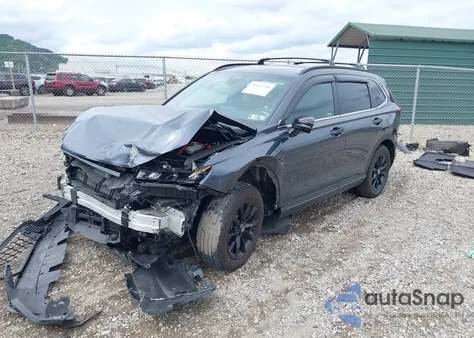 2024 Honda Cr-V Hybrid Sport из США, поврежденный, VIN 7FARS6H58RE018771